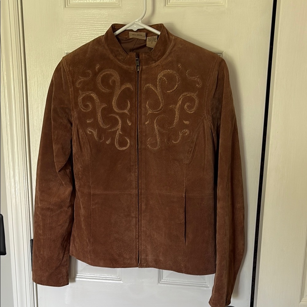 Ruff Hewn Brown Leather Jacket